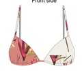 Mia Holly Two Tone Triangle.